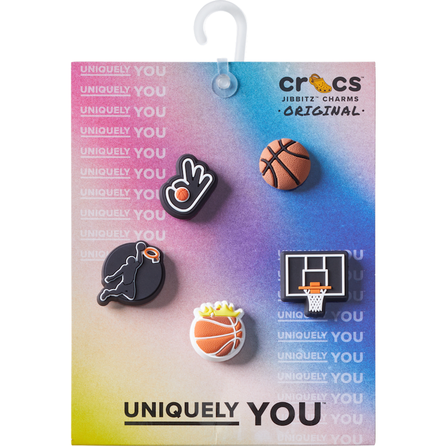 Crocs - Basketball Team 5 Pack Jibbitz™ charms for Women|Men|Jibbitz™ Charms
