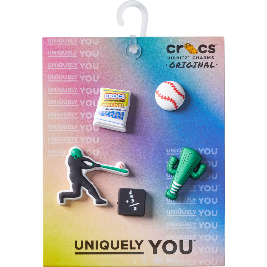 Crocs - Baseball Team 5 Pack Jibbitz™ charms for Women|Men|Jibbitz™ Charms