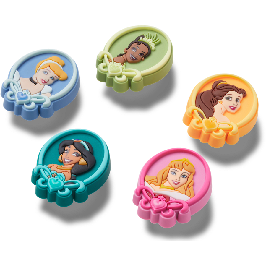 Crocs - Disney Princess 5 Pack Jibbitz™ charms for Women|Men|Kids|Jibbitz™ Charms