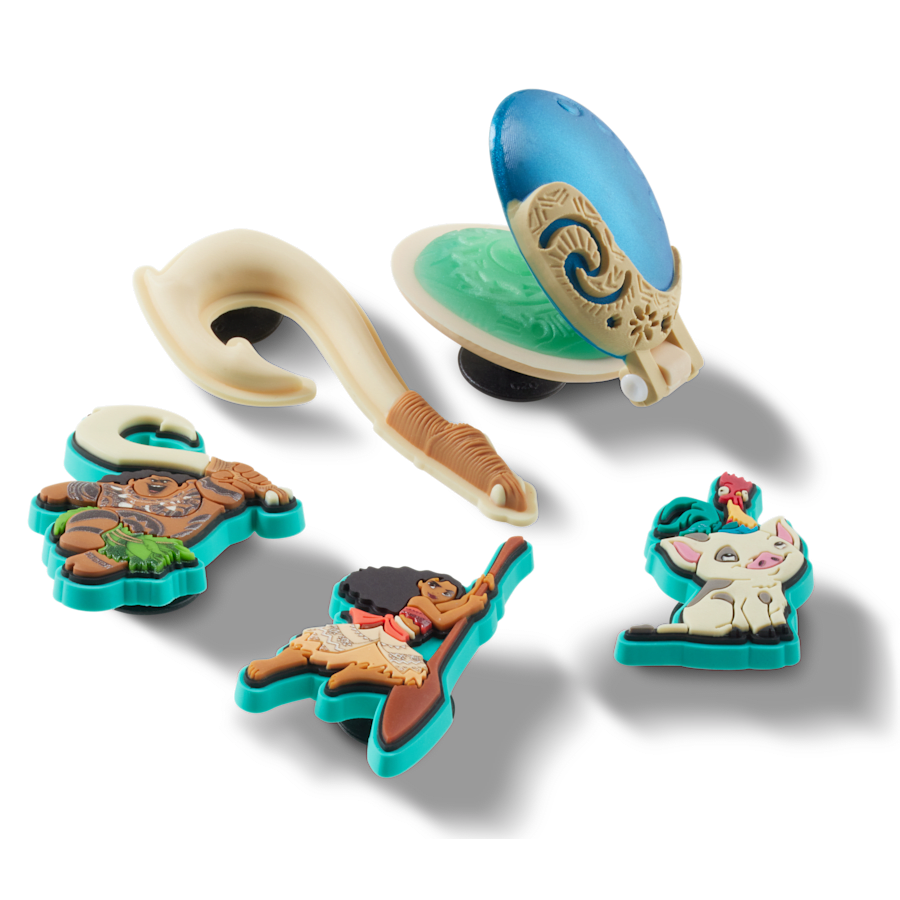 Crocs - Disney Moana 5 Pack Jibbitz™ charms for Women|Men|Kids|Jibbitz™ Charms