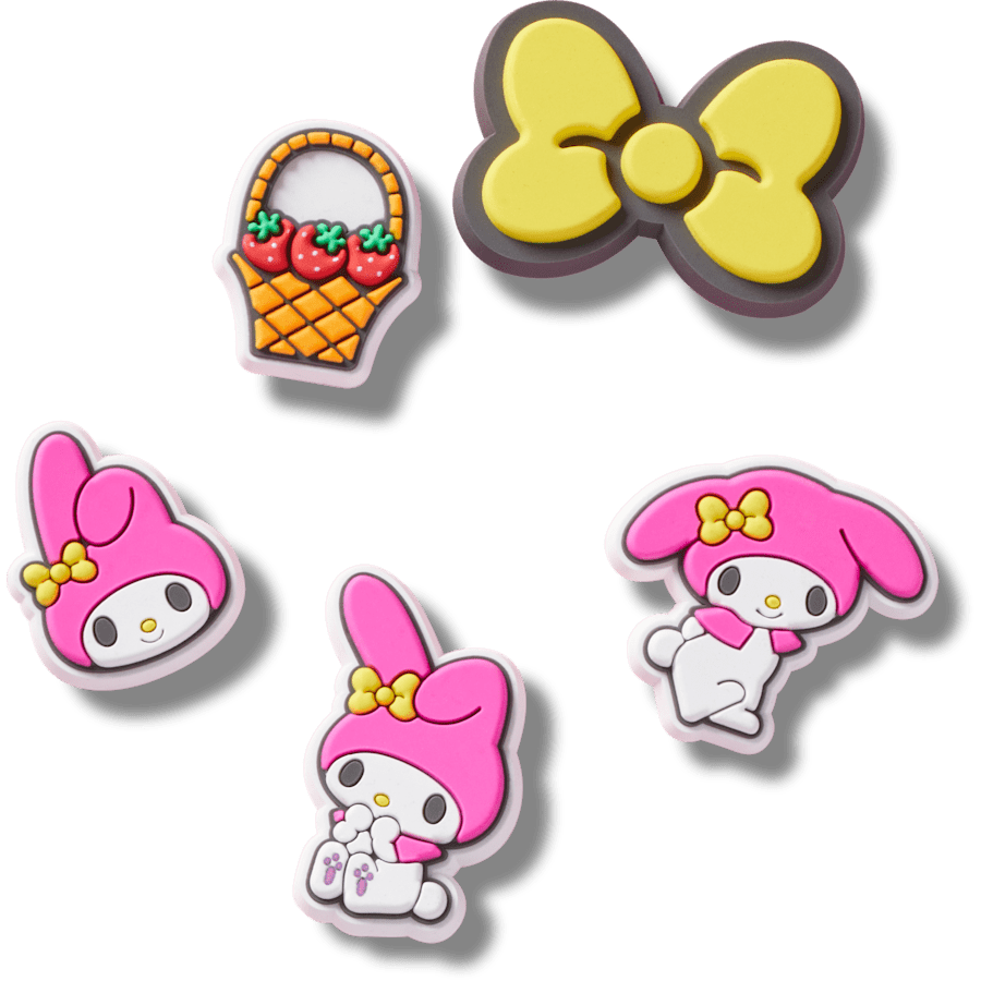 Crocs - MyMelody 5 Pack Jibbitz™ charms for Women|Men|Kids|Jibbitz™ Charms