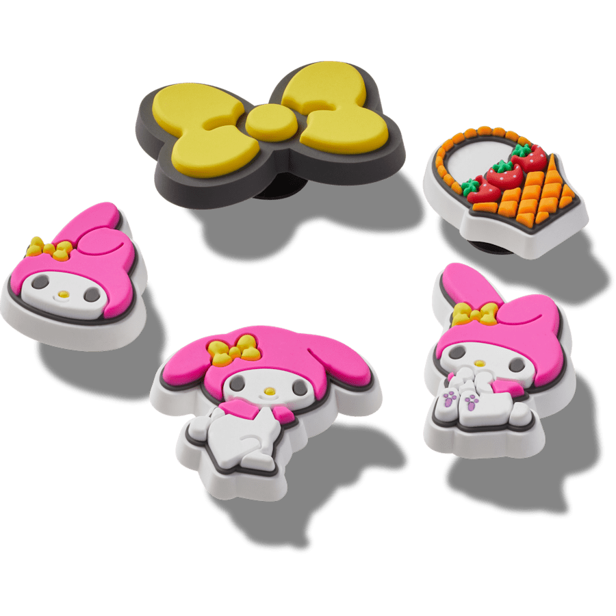 Crocs - MyMelody 5 Pack Jibbitz™ charms for Women|Men|Kids|Jibbitz™ Charms