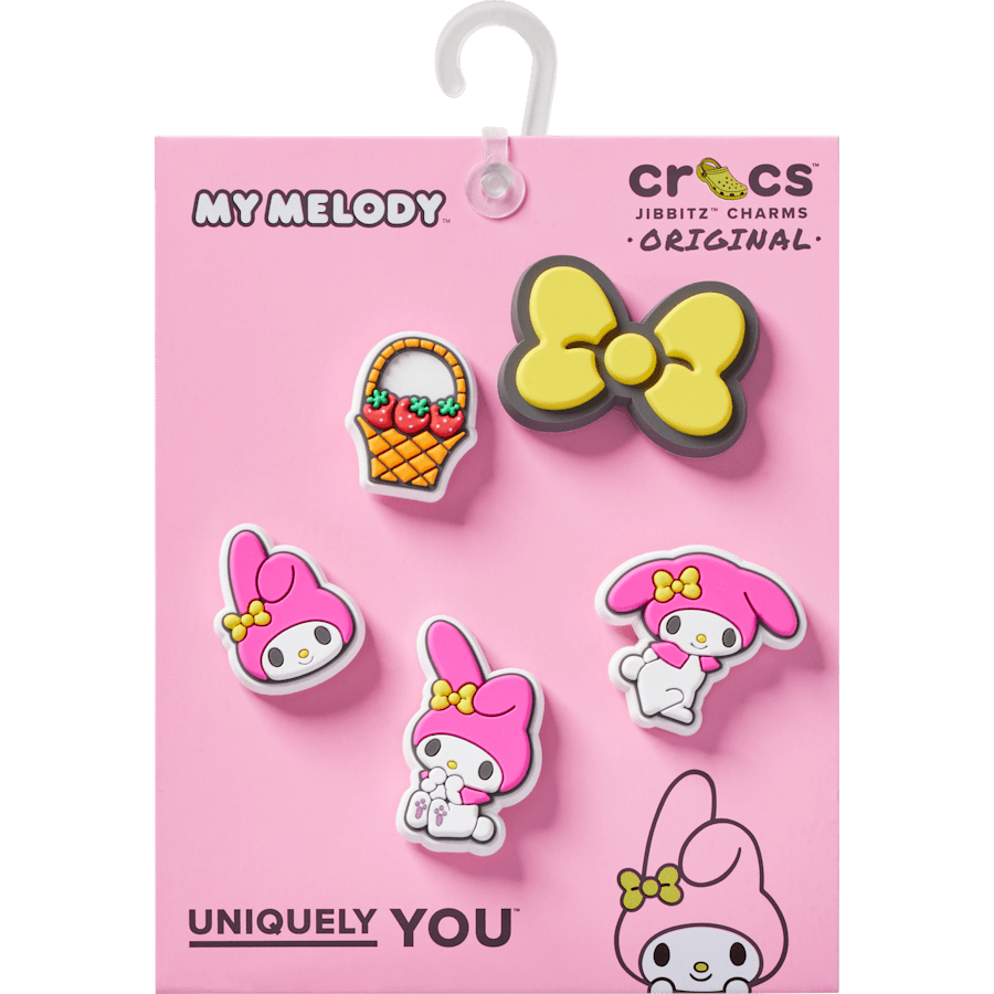 Crocs - MyMelody 5 Pack Jibbitz™ charms for Women|Men|Kids|Jibbitz™ Charms
