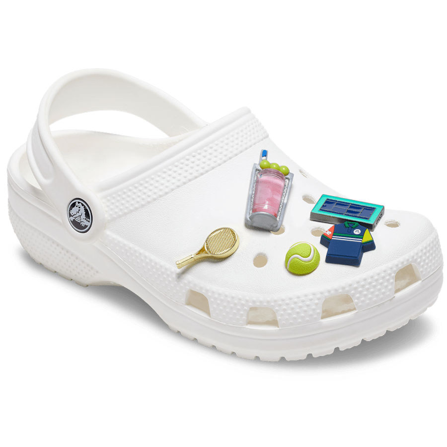 Crocs - Day at The Tennis Court 5 Pack Jibbitz™ charms for Women|Men|Jibbitz™ Charms