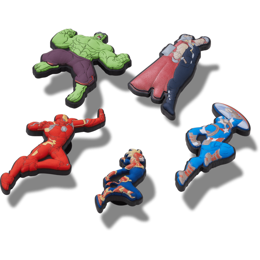 Crocs - Avengers Heroes 5PCk Jibbitz™ charms for Women|Men|Kids|Jibbitz™ Charms
