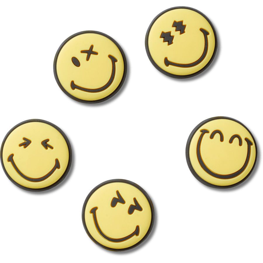Crocs - Smileyworld 5Pck Jibbitz™ charms for Women|Men|Jibbitz™ Charms