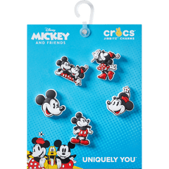 Crocs - Mickey and Minnie PVC 5 Pack Jibbitz™ charms for Women|Men|Kids|Jibbitz™ Charms