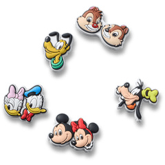 Crocs - Mickey and Friends PVC 5 Pack Jibbitz™ charms for Women|Men|Kids|Jibbitz™ Charms