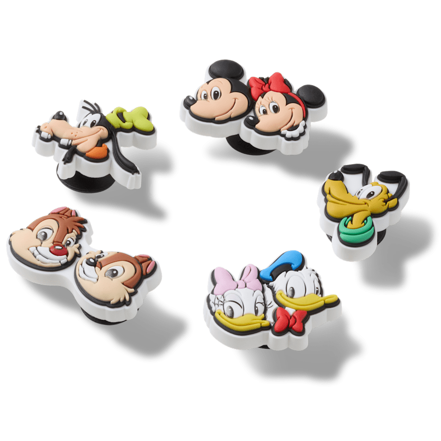 Crocs - Mickey and Friends PVC 5 Pack Jibbitz™ charms for Women|Men|Kids|Jibbitz™ Charms