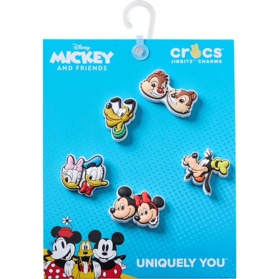Crocs - Mickey and Friends PVC 5 Pack Jibbitz™ charms for Women|Men|Kids|Jibbitz™ Charms
