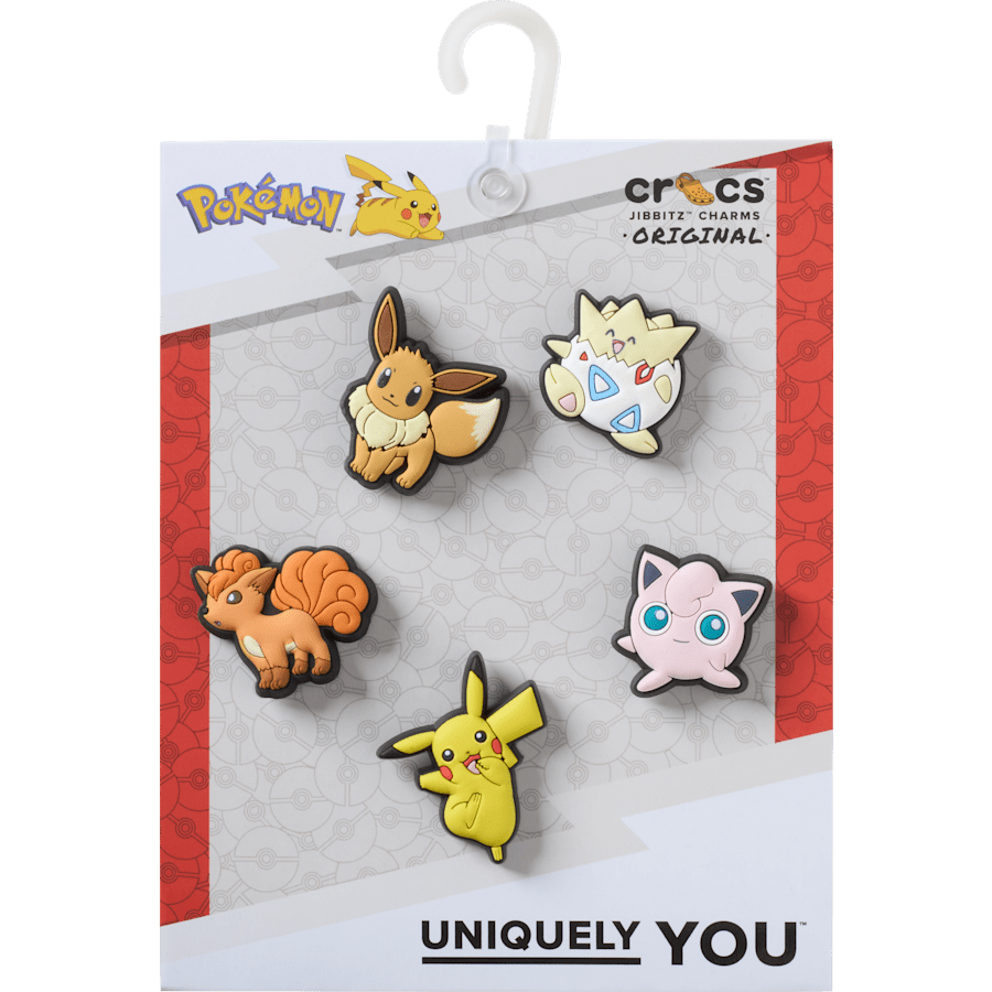 Crocs - Pokemon Character 5 Pck Jibbitz™ charms for Women|Men|Jibbitz™ Charms
