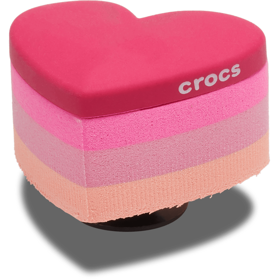 Crocs - Stacked Pink Heart Jibbitz™ charms for Women|Men|Jibbitz™ Charms