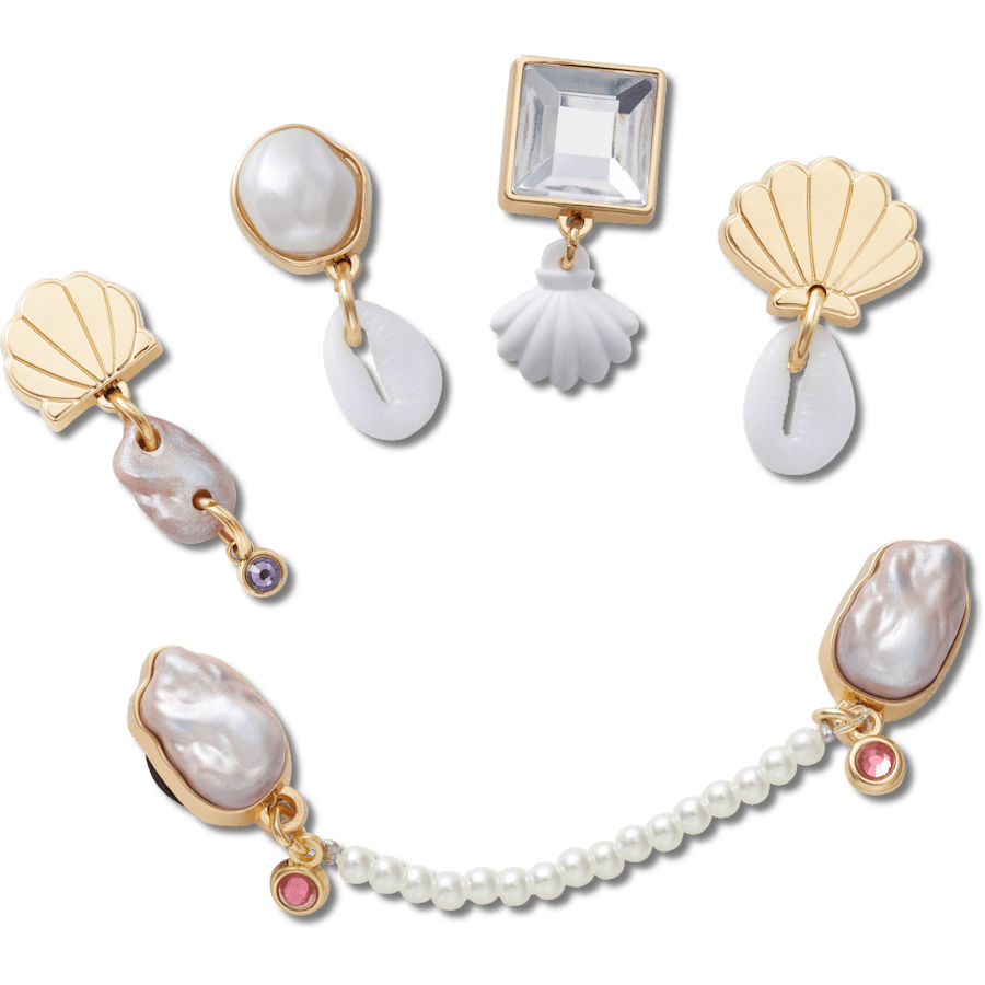 Crocs - Elevated Pearl 5 Pack Jibbitz™ charms for Women|Men|Kids|Jibbitz™ Charms