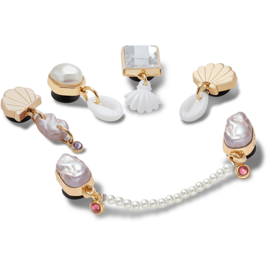 Crocs - Elevated Pearl 5 Pack Jibbitz™ charms for Women|Men|Kids|Jibbitz™ Charms