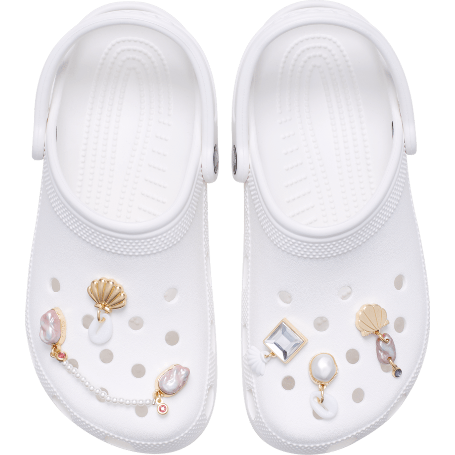 Crocs - Elevated Pearl 5 Pack Jibbitz™ charms for Women|Men|Kids|Jibbitz™ Charms