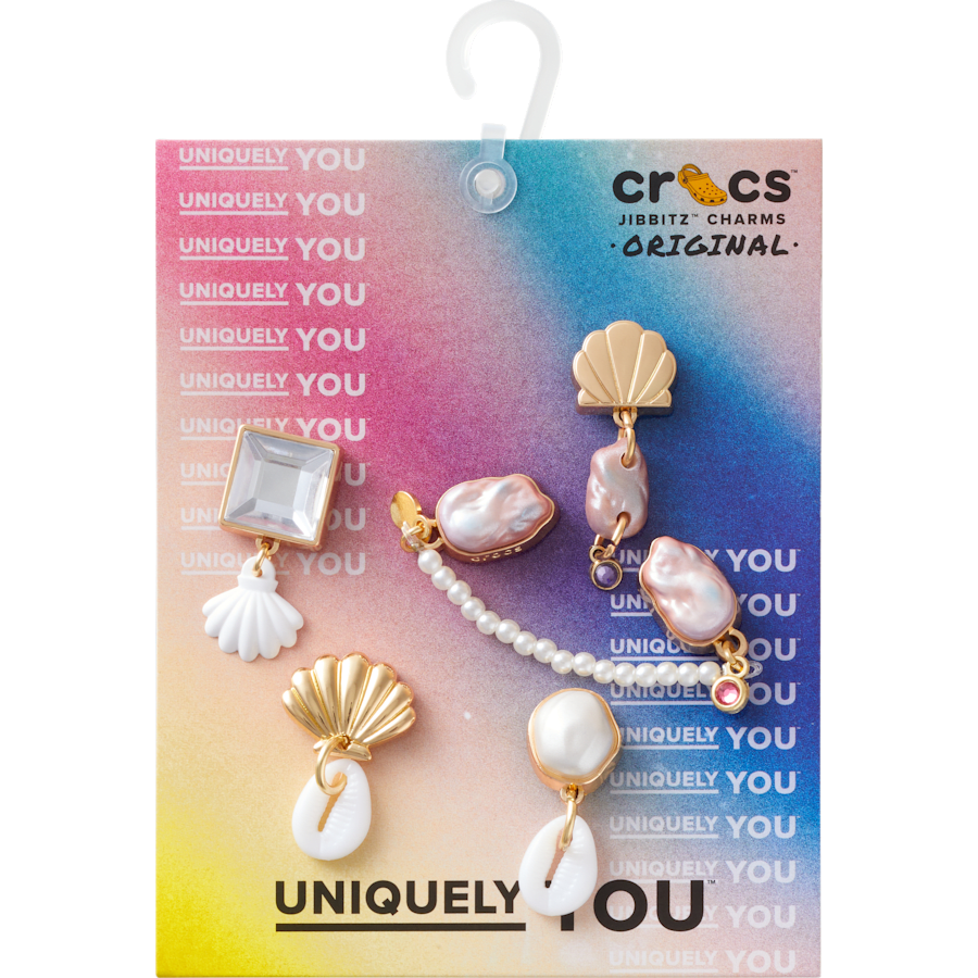 Crocs - Elevated Pearl 5 Pack Jibbitz™ charms for Women|Men|Kids|Jibbitz™ Charms