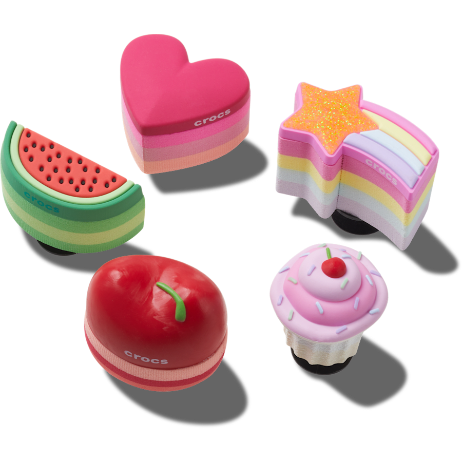 Crocs - Stacked Sweets 5 Pack Jibbitz™ charms for Women|Men|Jibbitz™ Charms