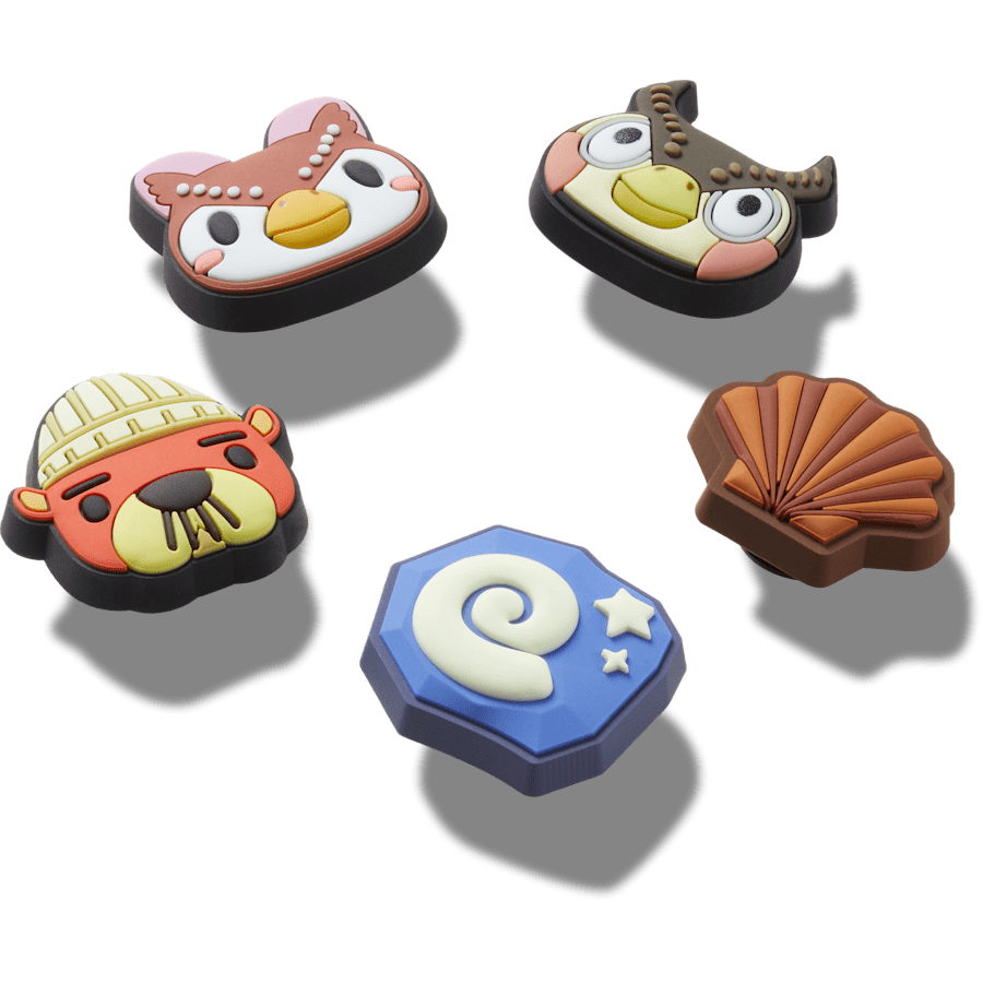 Crocs - Animal Crossing Collector 5 Pack Jibbitz™ charms for Women|Men|Kids|Jibbitz™ Charms