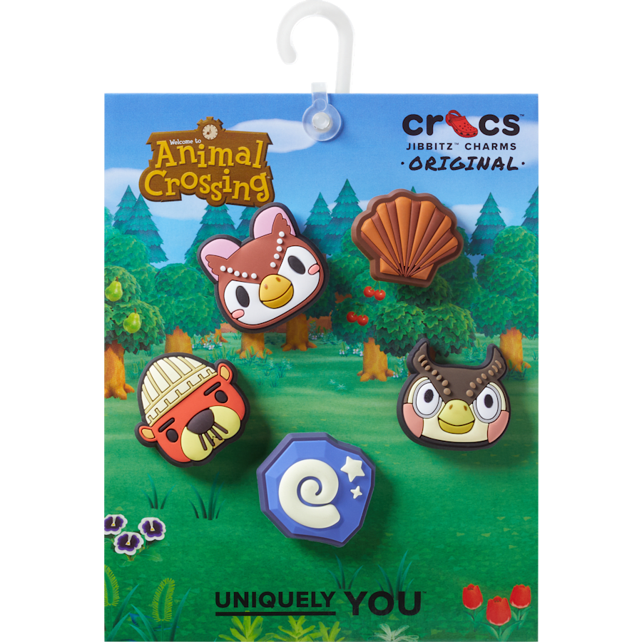 Crocs - Animal Crossing Collector 5 Pack Jibbitz™ charms for Women|Men|Kids|Jibbitz™ Charms