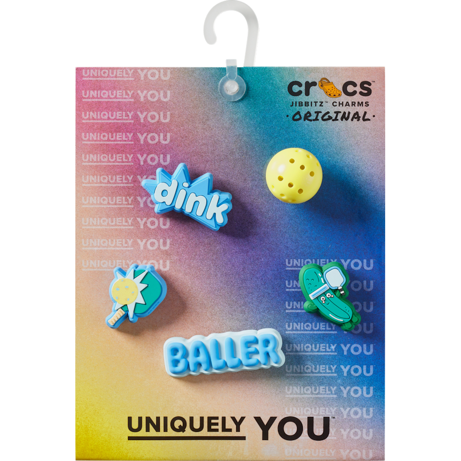 Crocs - Pickle Ball 5 Pack Jibbitz™ charms for Women|Men|Jibbitz™ Charms