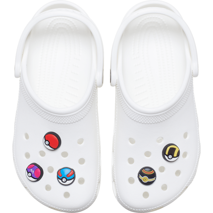 Crocs - Poke Ball 5 Pack Jibbitz™ charms for Women|Men|Kids|Jibbitz™ Charms