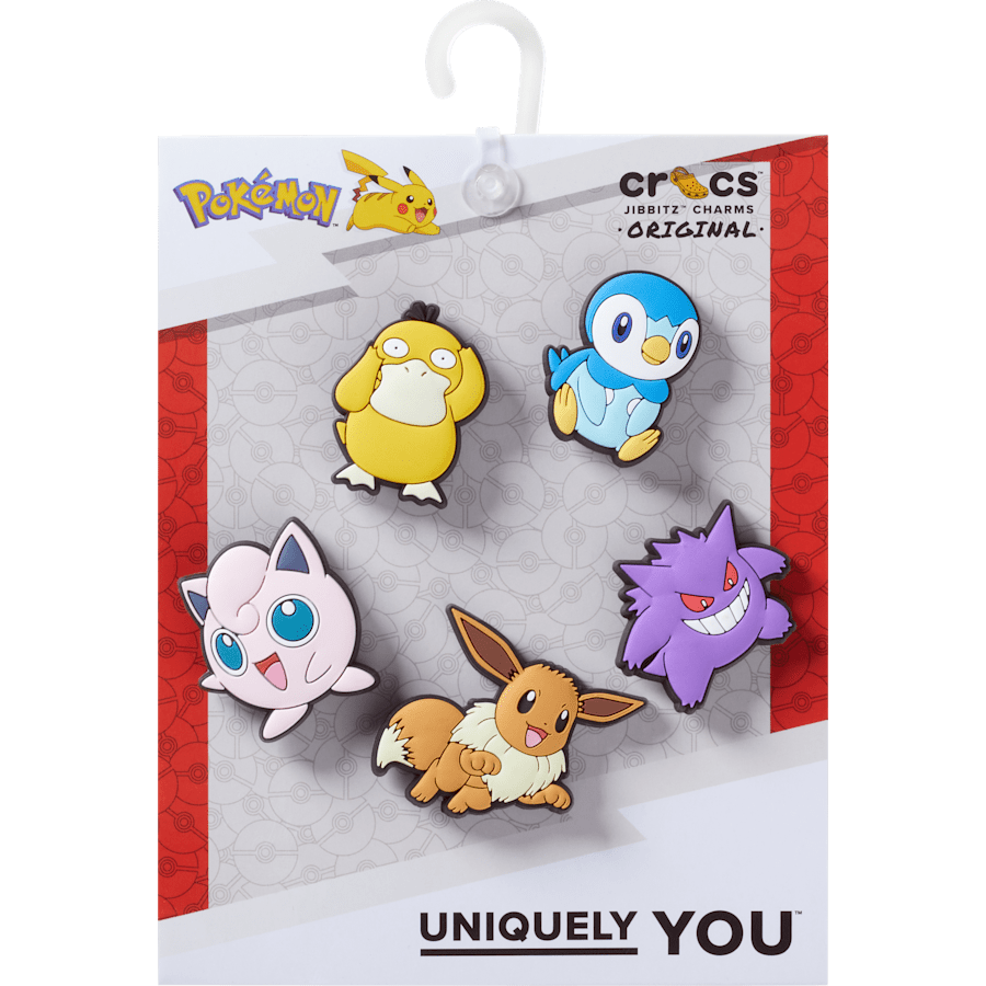 Crocs - Pokemon Assrtd 5 Pck Jibbitz™ charms for Women|Men|Jibbitz™ Charms