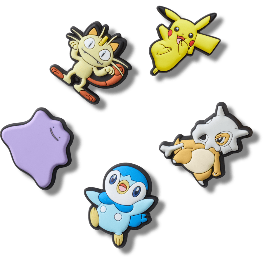 Crocs - Pokemon Variety 5 Pck Jibbitz™ charms for Women|Men|Kids|Jibbitz™ Charms