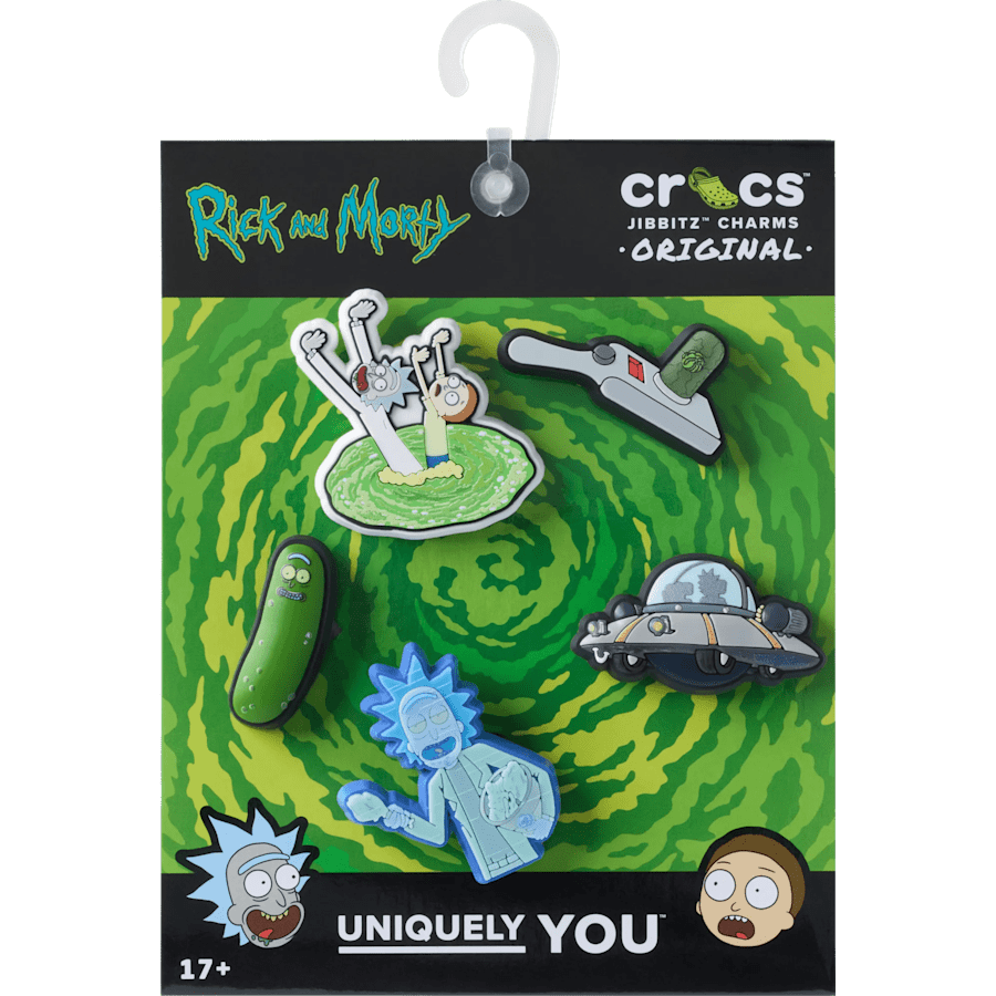 Crocs - Rick and Morty 5 Pack Jibbitz™ charms for Women|Men|Jibbitz™ Charms