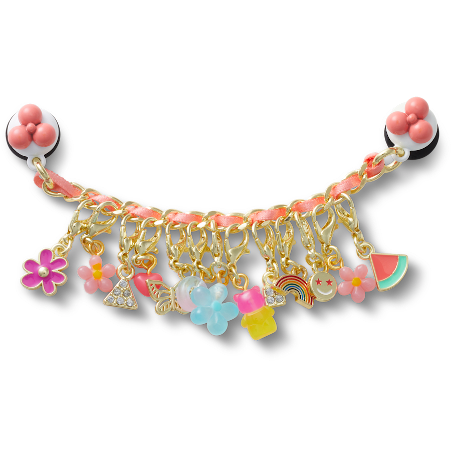 Crocs - Pink Adjustable Charm Chain Jibbitz™ charms for Women|Men|Kids|Jibbitz™ Charms