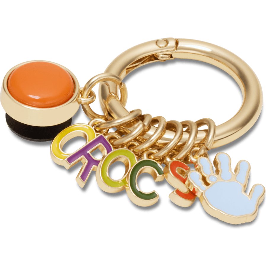 Crocs - Crafted Crocs Ring Keychain Jibbitz™ charms for Women|Men|Jibbitz™ Charms