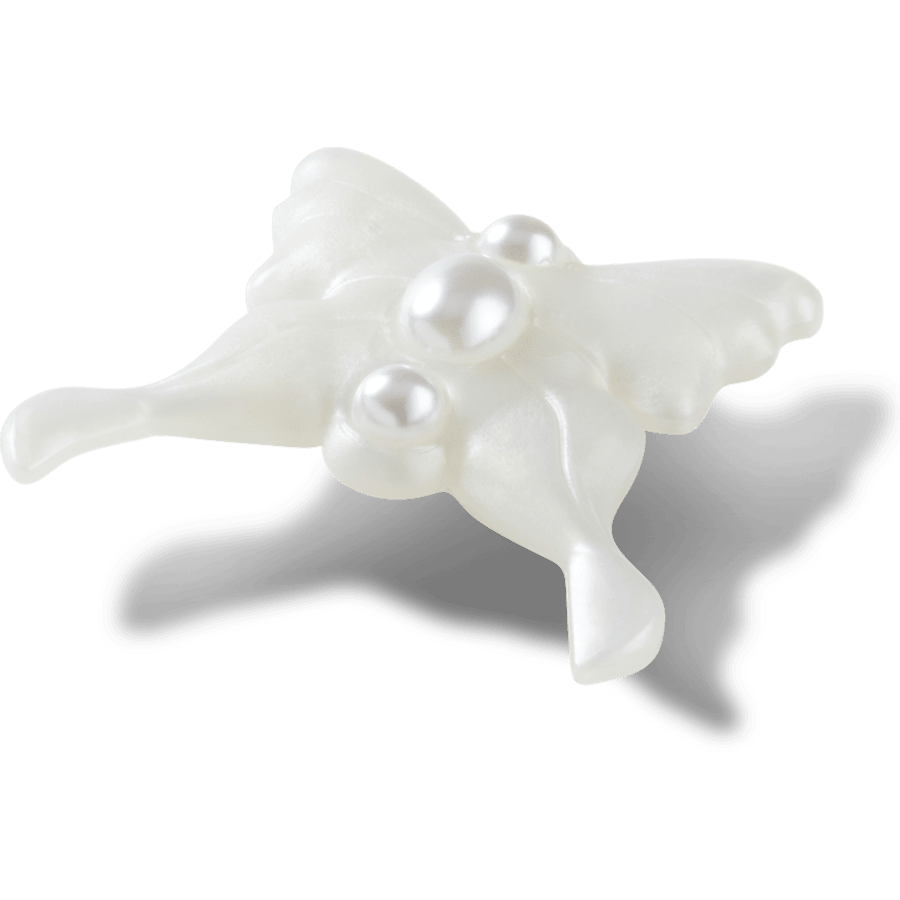 Crocs - Meta Jelly White Butterfly Jibbitz™ charms for Women|Men|Jibbitz™ Charms