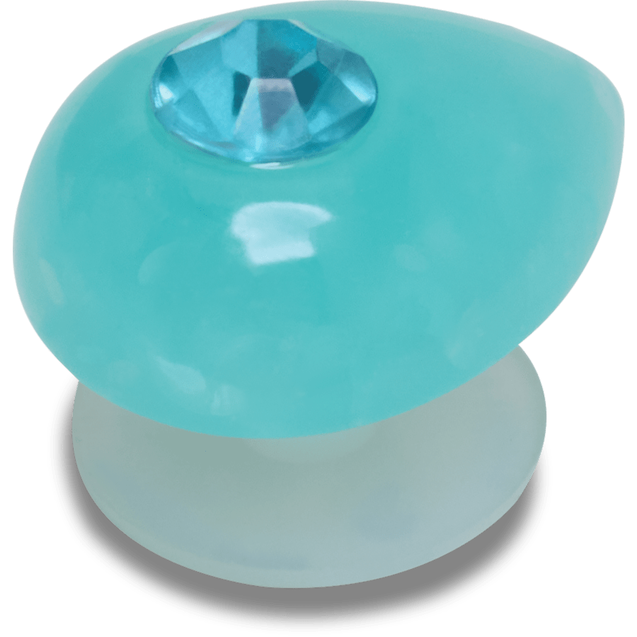 Crocs - Aquamarine March Birthstone Collection Jibbitz™ charms for Women|Men|Jibbitz™ Charms