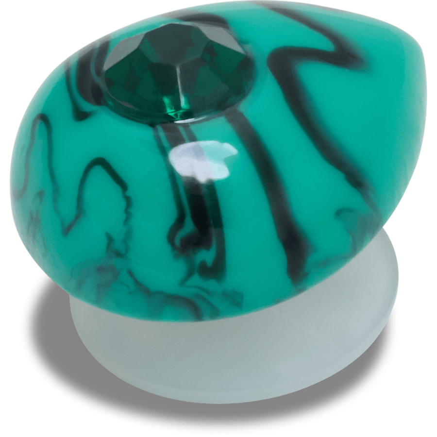 Crocs - Emerald May Birthstone Collection Jibbitz™ charms for Women|Men|Jibbitz™ Charms