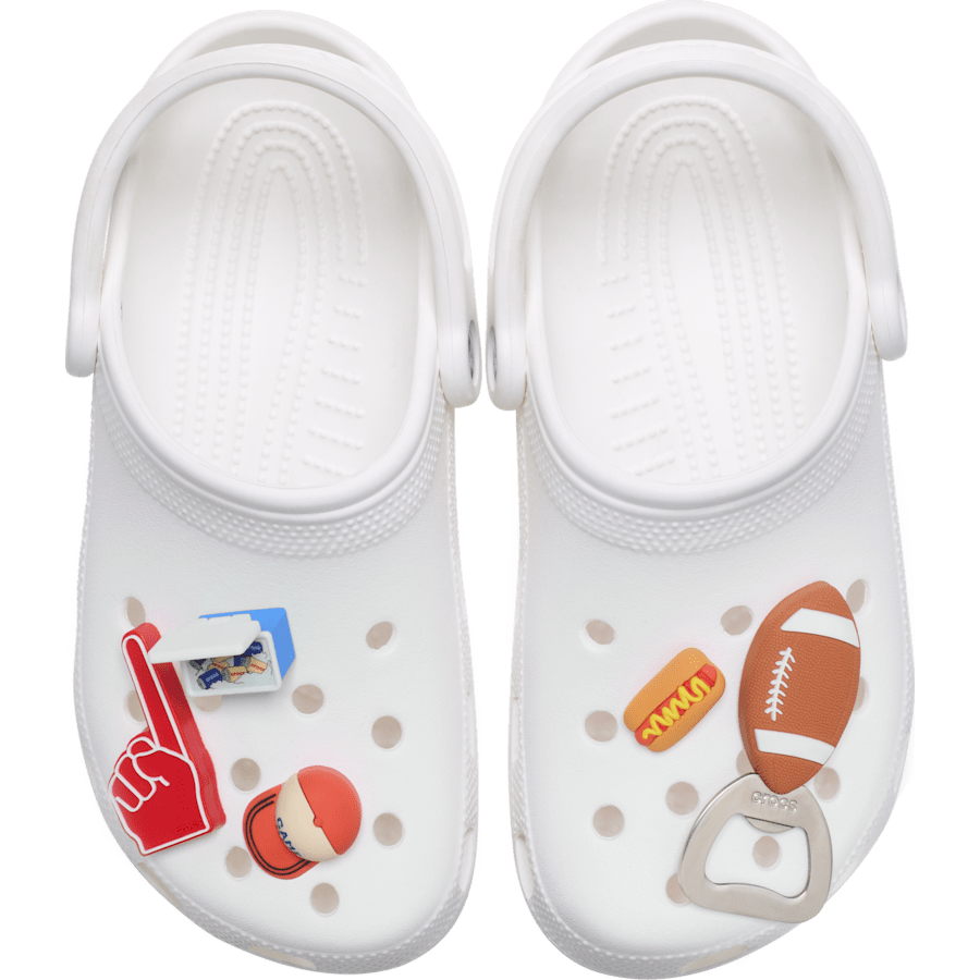 Crocs - Tailgate 5 Pack Jibbitz™ charms for Women|Men|Jibbitz™ Charms