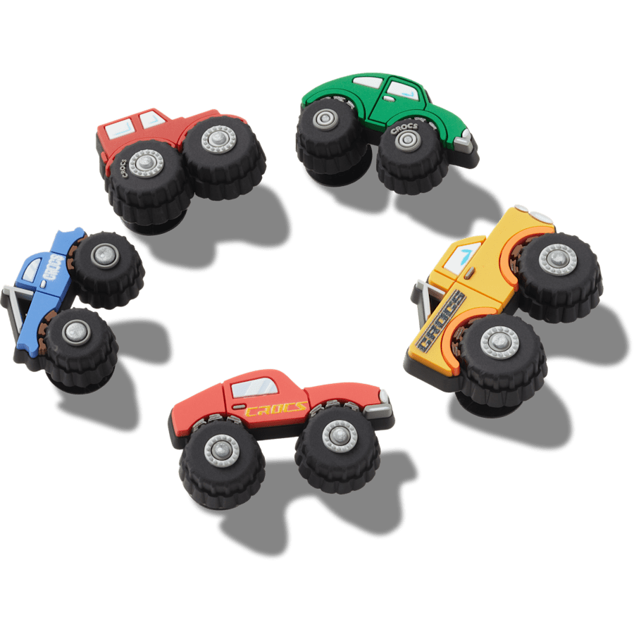 Crocs - Monster Truck 5 Pack Jibbitz™ charms for Women|Men|Jibbitz™ Charms