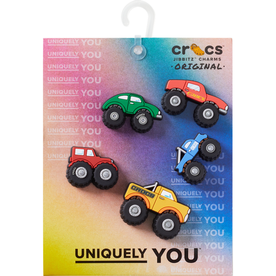 Crocs - Monster Truck 5 Pack Jibbitz™ charms for Women|Men|Jibbitz™ Charms