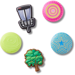 Crocs - Disc Golf 5 Pack Jibbitz™ charms for Women|Men|Jibbitz™ Charms