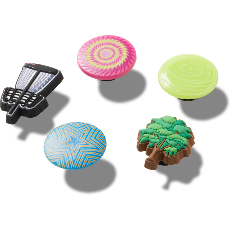 Crocs - Disc Golf 5 Pack Jibbitz™ charms for Women|Men|Jibbitz™ Charms