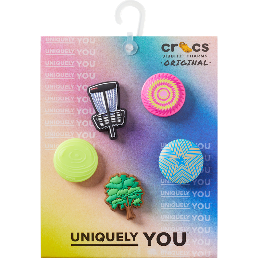 Crocs - Disc Golf 5 Pack Jibbitz™ charms for Women|Men|Jibbitz™ Charms