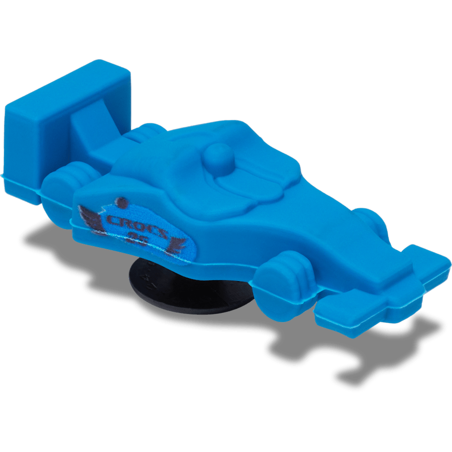 Crocs - 3D Blue Race Car Jibbitz™ charms for Women|Men|Jibbitz™ Charms