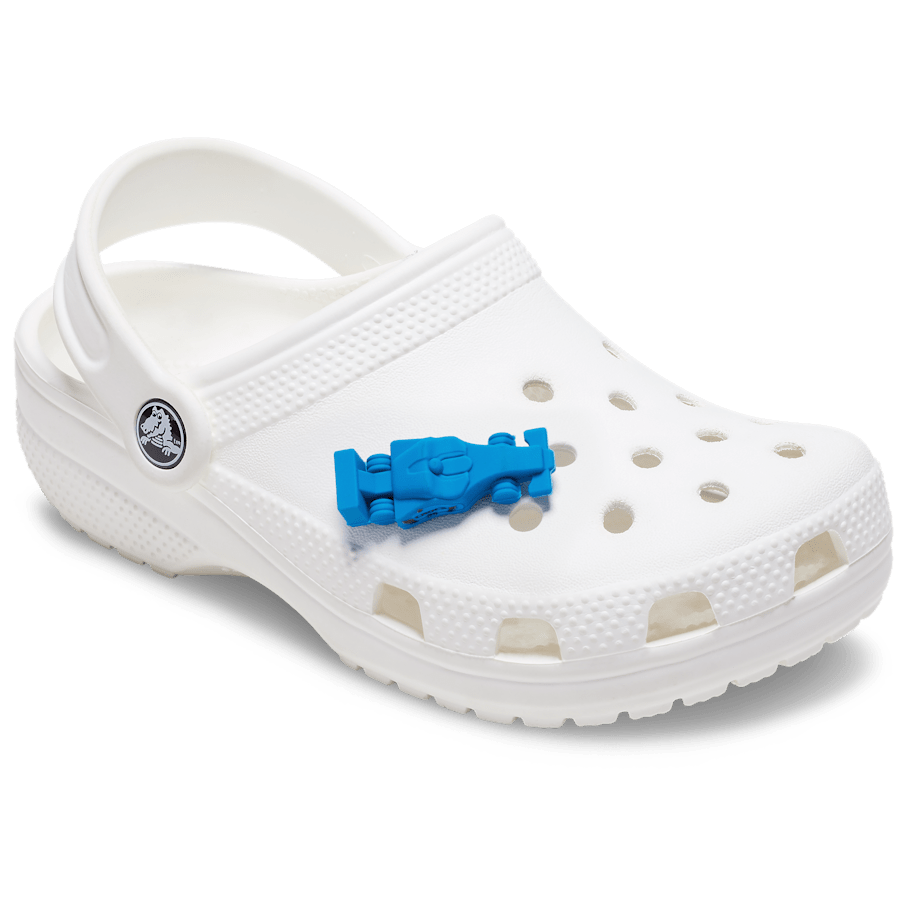Crocs - 3D Blue Race Car Jibbitz™ charms for Women|Men|Jibbitz™ Charms