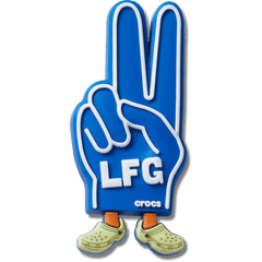 Crocs - LFG Foam Peace Sign Jibbitz™ charms for Women|Men|Jibbitz™ Charms