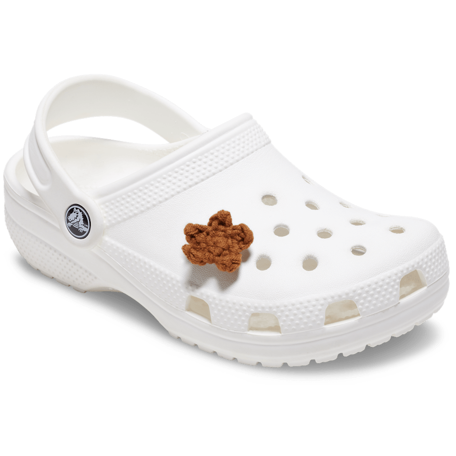 Crocs - Crafted Crochet Brown Star Jibbitz™ charms for Women|Men|Jibbitz™ Charms
