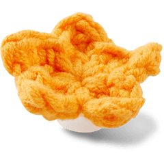 Crocs - Crafted Crochet Orange Star Jibbitz™ charms for Women|Men|Jibbitz™ Charms