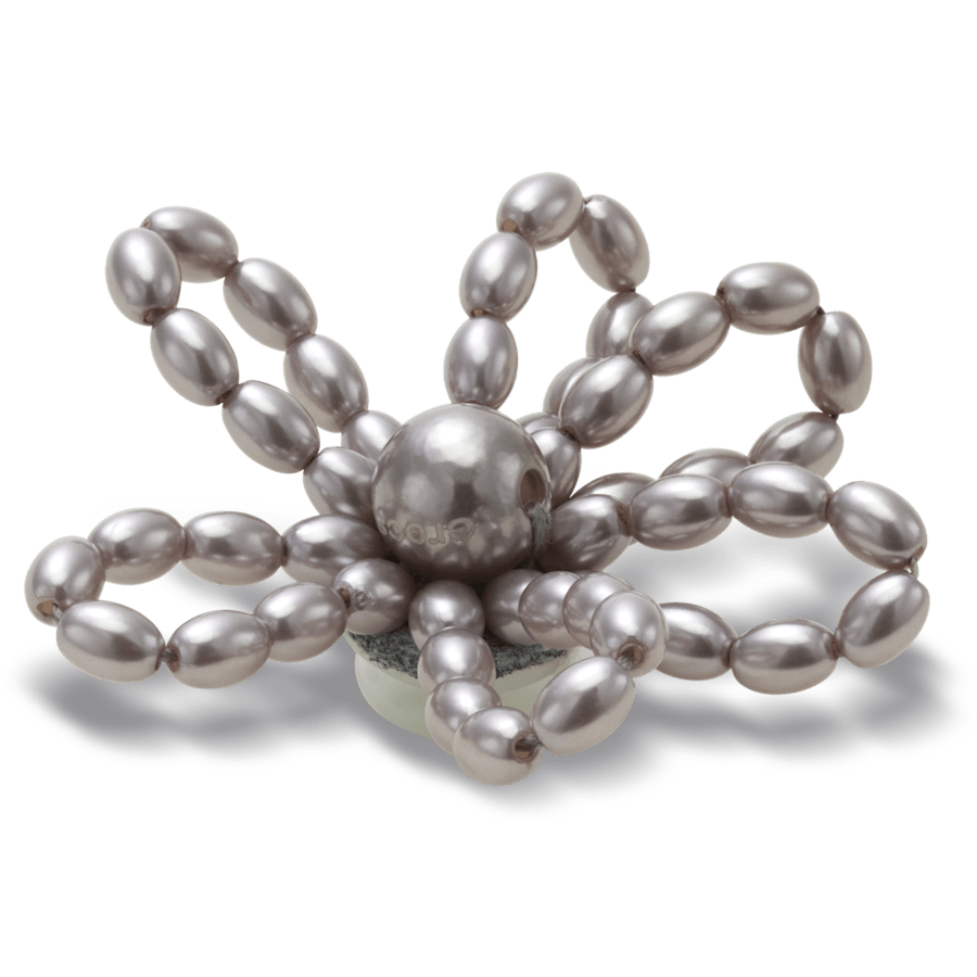 Crocs - Grey Pearl Beaded Daisy Jibbitz™ charms for Women|Men|Jibbitz™ Charms