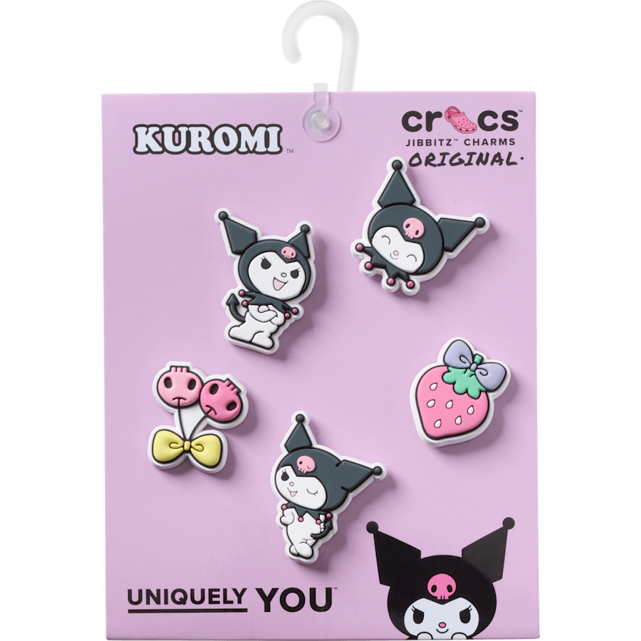 Crocs - Sanrio Kuromi 5 Pack Jibbitz™ charms for Women|Men|Kids|Jibbitz™ Charms
