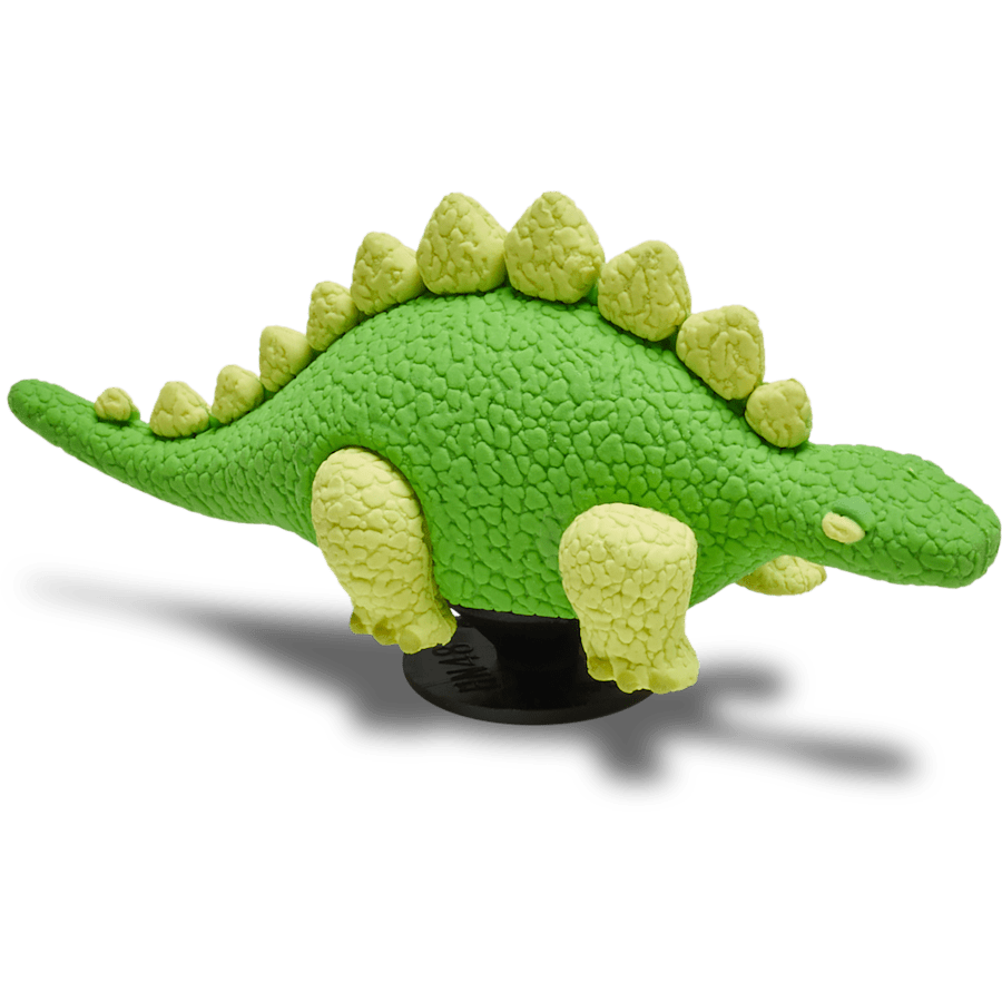 Crocs - 3D Green Dino with Scales Jibbitz™ charms for Women|Men|Jibbitz™ Charms