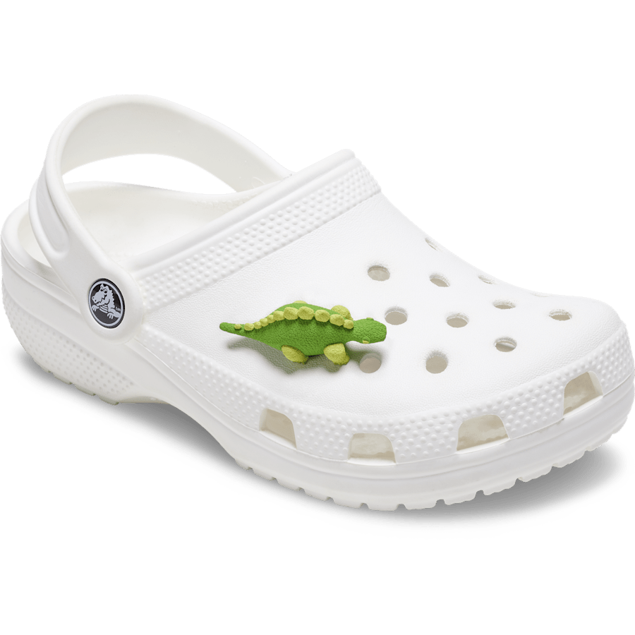 Crocs - 3D Green Dino with Scales Jibbitz™ charms for Women|Men|Jibbitz™ Charms