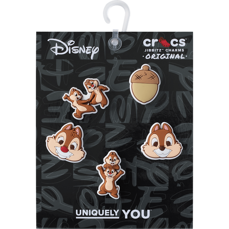 Crocs - Disney Chip n Dale 5 Pack Jibbitz™ charms for Women|Men|Kids|Jibbitz™ Charms