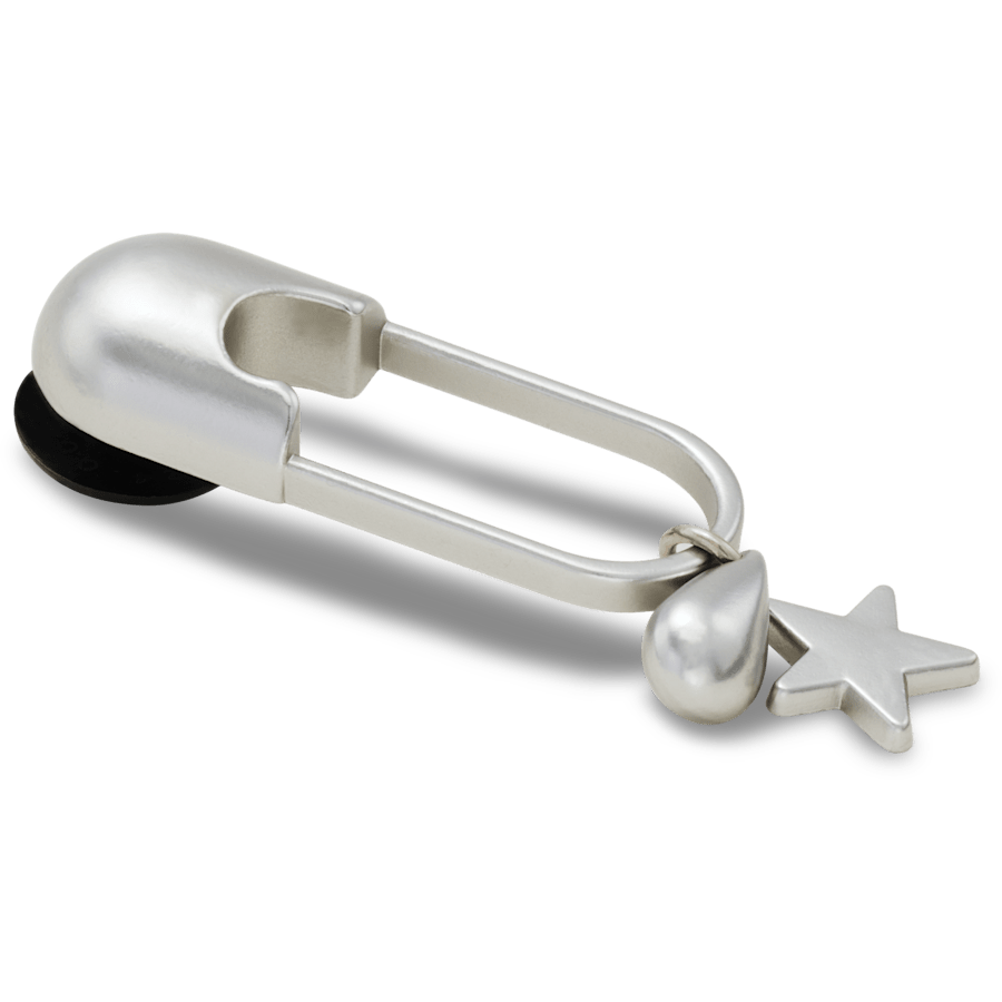 Crocs - Silver Meta Safety Pin Jibbitz™ charms for Women|Men|Jibbitz™ Charms